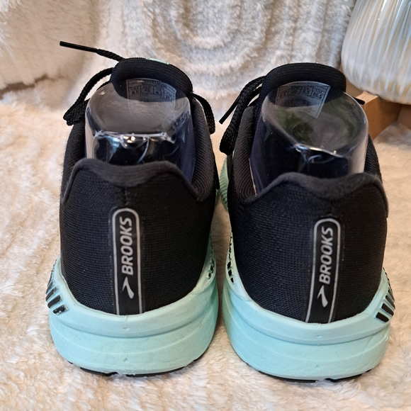 Brooks Launch GTS 8 Black Blue Running Shoes Sneaker Women’s Size 8.5 - Picture 13 of 16